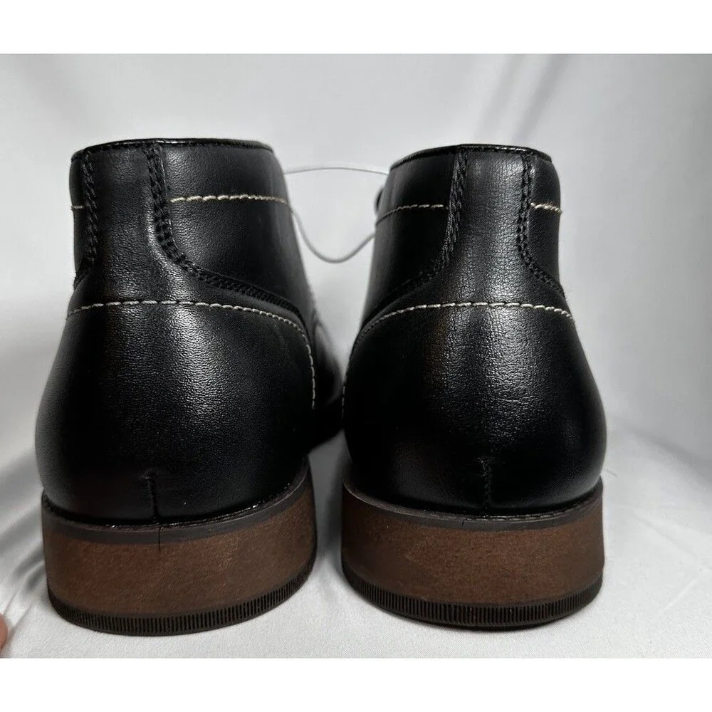 Fairlane Mens Black Shoes Size 12 Derby /Dress/Casual/Work Shoes New Without Box